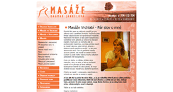 Desktop Screenshot of dasamasaze.cz
