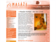 Tablet Screenshot of dasamasaze.cz